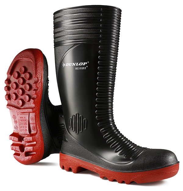 BOTTES DUNLOP ACIFORT RIBBED NOIR