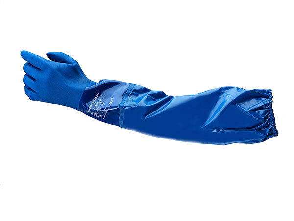 GANTS À MANCHETTE EN PVC ALPHATEC 23-201 TAILLE 09 LARGE ( LOT DE 6 )