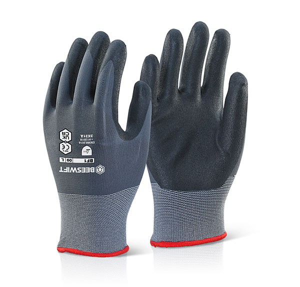 NITRILE PU MIX COATED GLOVE