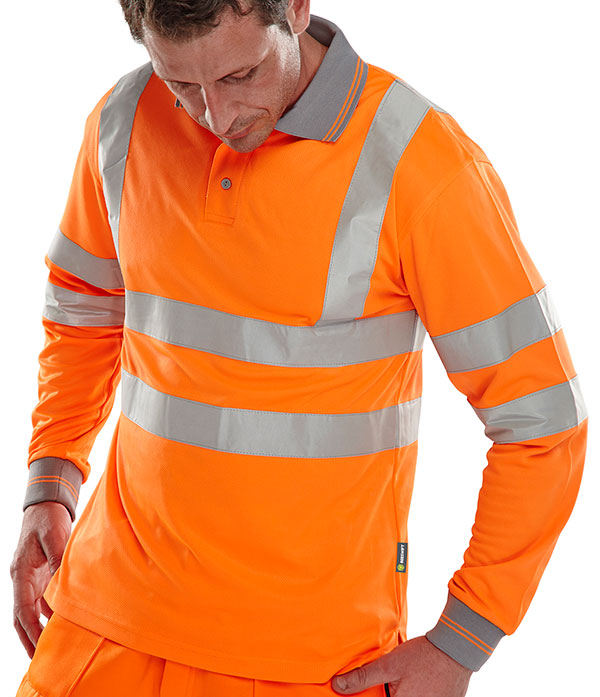 POLO BSEEN EN ISO 20471 ORANGE TAILLE M
