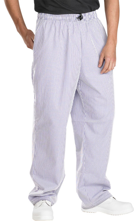 PANTALON DE CHEF CHECK N/W TAILLE L