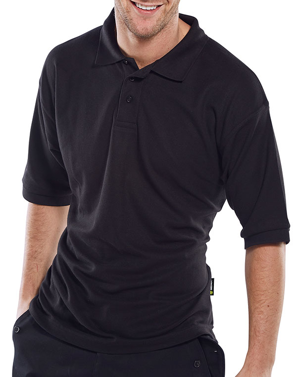 POLO NOIR TAILLE XXXL
