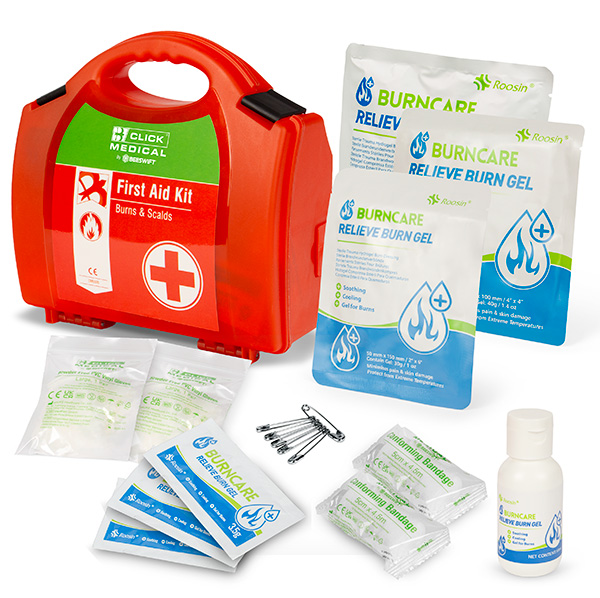 TROUSSE DE PREMIERS SOINS MEDICAUX POUR LES BRULURES CLICK