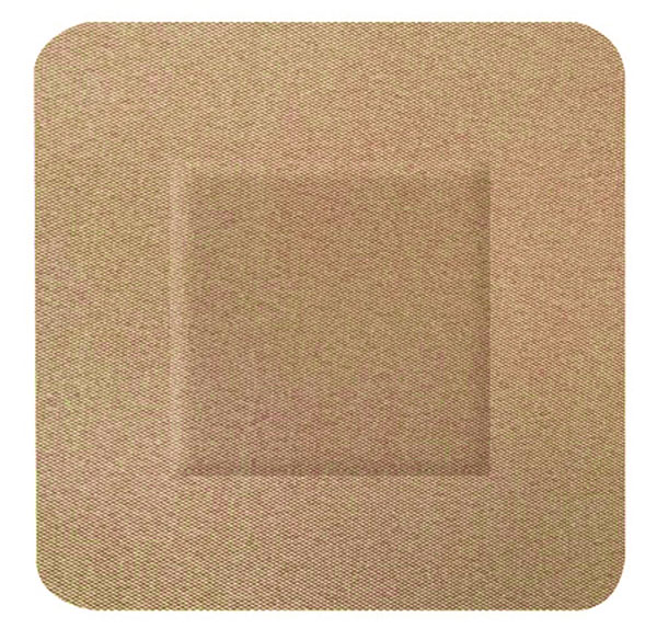 PANSEMENTS TISSUS HYGIO PLAST CARRÉS 38x38MM (BOITE DE 100)