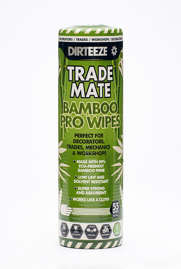 TRADEMATE BAMBOO PRO LINGETTES (ROULEAU DE 55 LINGETTES)