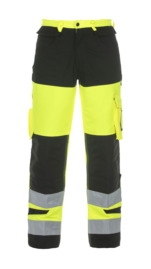 PANTALON HAUTE VISIBILITÉ HERTFORD BICOLORE JAUNE/NOIR