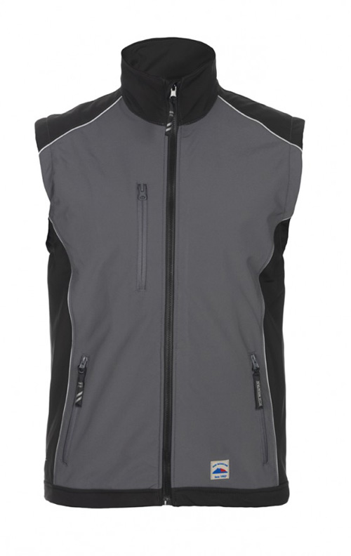 BODYWARMER SOFTS VALTHE GRIS NOIR