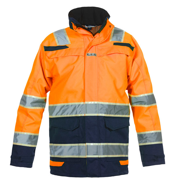 ITALIE PARKA HAUTE VISIBILITÉ ORANGE S