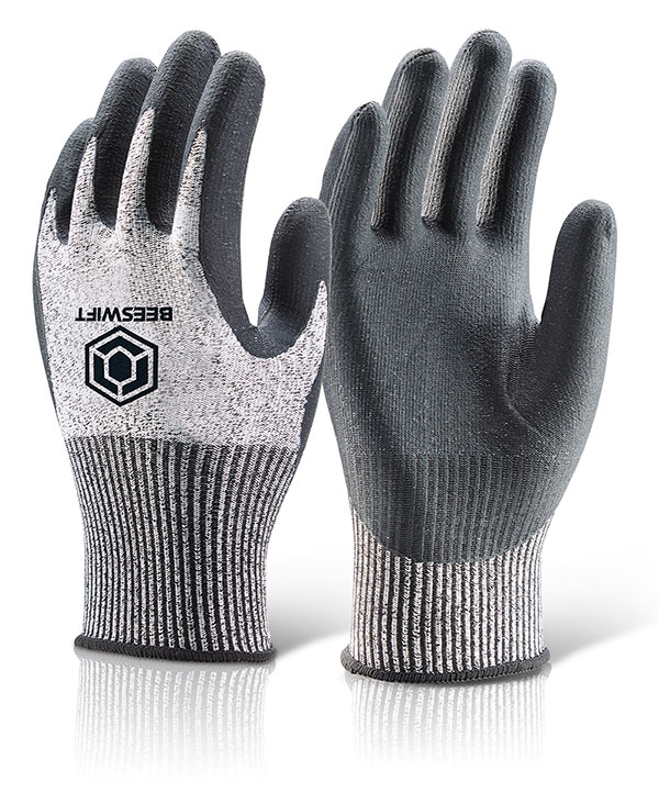 GANTS MICRO MOUSSE NITRILE COUPÉE B TAILLE L
