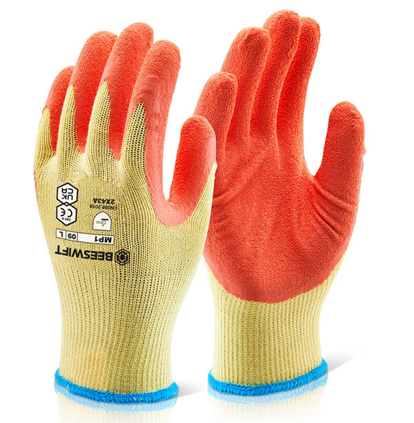 GANTS M/P ORANGE LATEX P/C