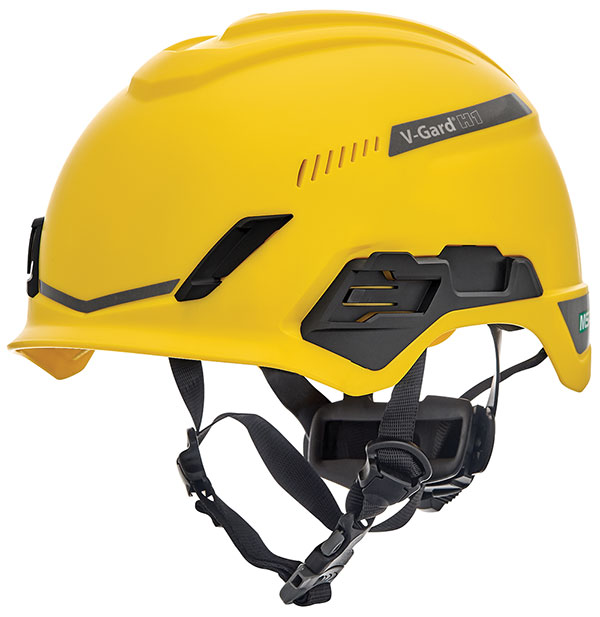 CASQUE V-GARD H1 TRI-VENTILÉ JAUNE