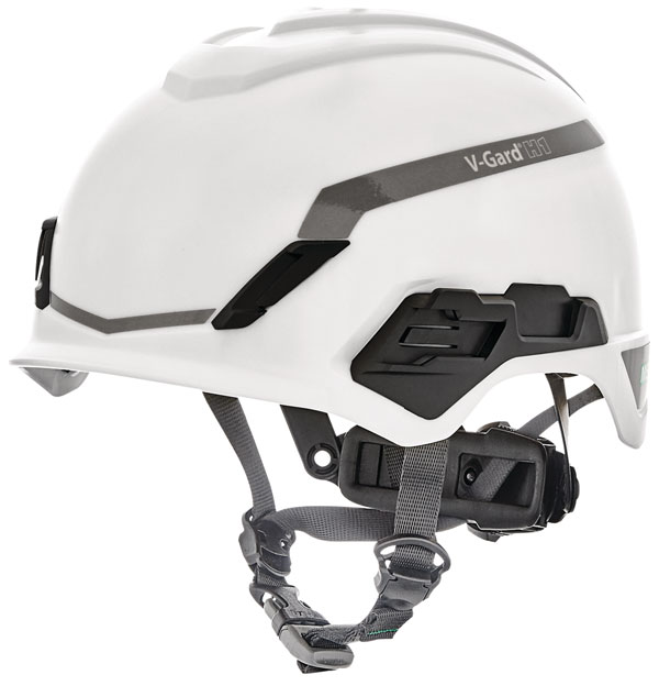 CASQUE V-GARD H1 TRI-VENTILÉ BLANC
