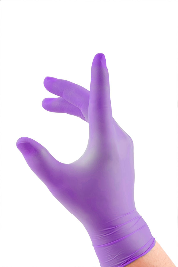 GANTS NITRILE DISP P/F VIOLET TAILLE L (BOITE DE 1000)