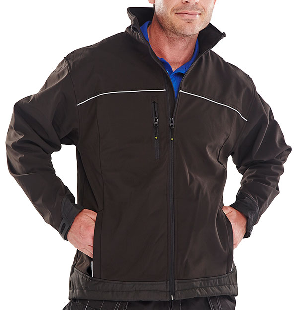 VESTE SOFTSHELL JACKET NOIR