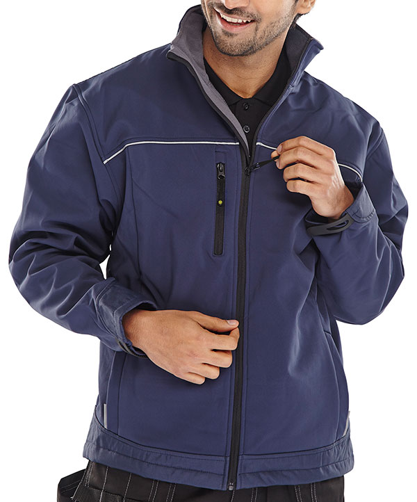 VESTE SOFTSHELL NAVY
