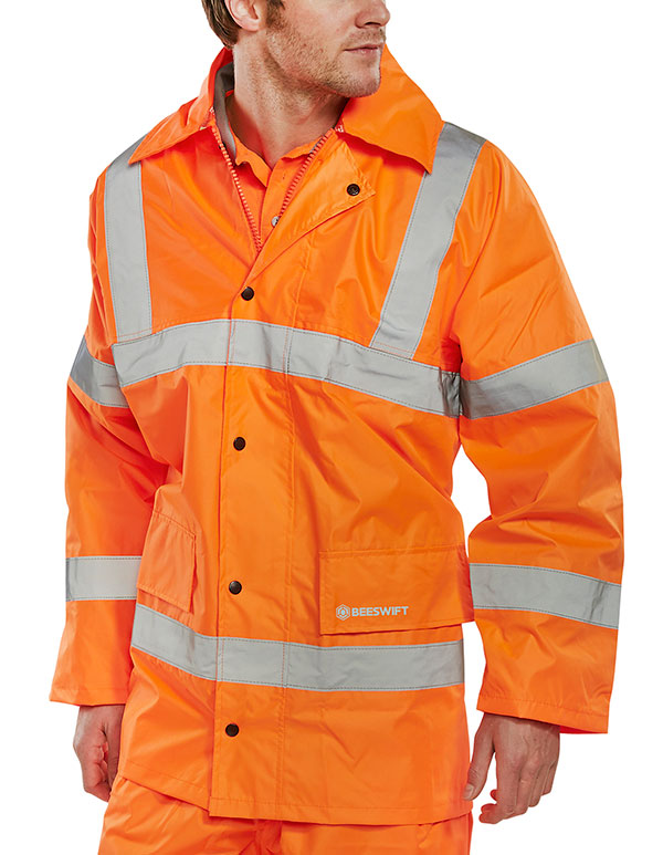 VESTE L/WT ORANGE EN ISO 20471