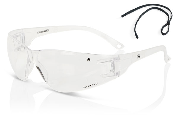 LUNETTES ENVELOPPANTES TRANSPARENTES
