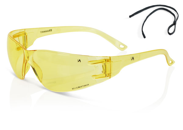 LUNETTES DE PERFORMANCE ENVELOPPANTES JAUNE